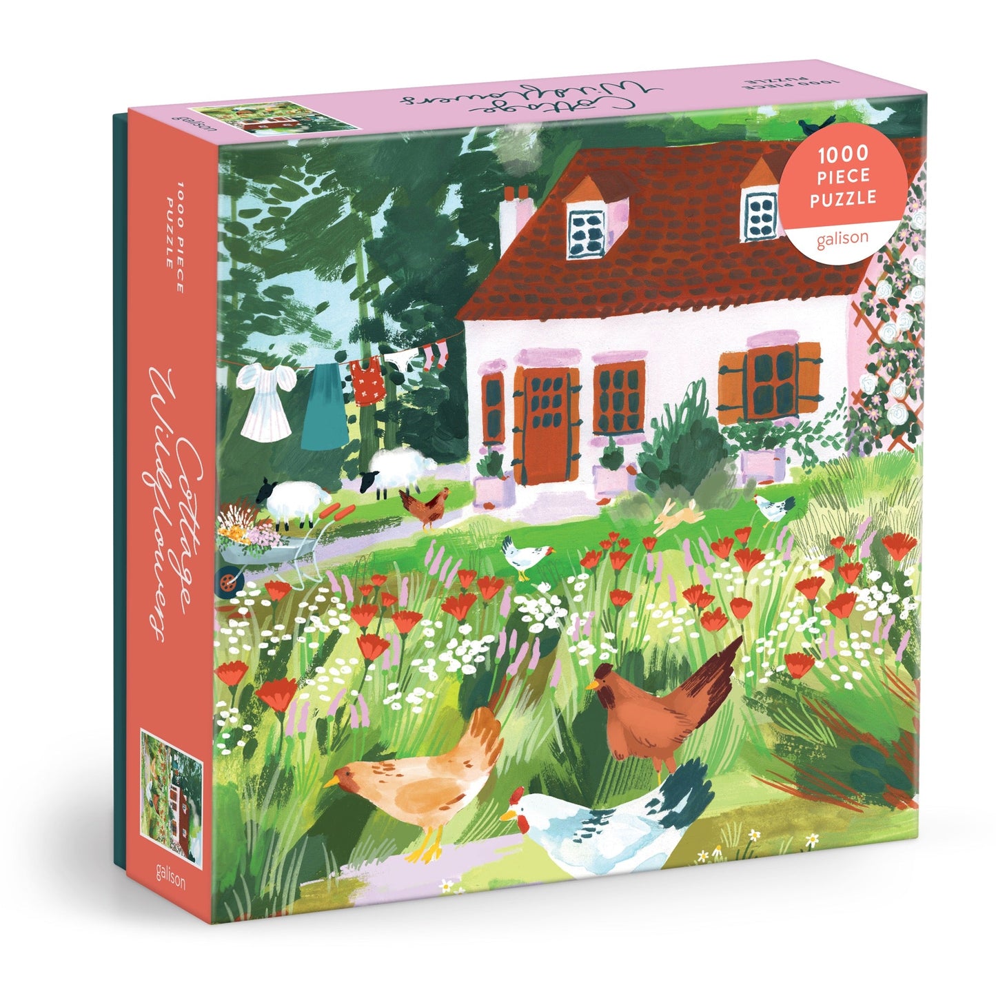 Square Boxed Chicken of the Forest 1000 Piece Jigsaw Puzzle