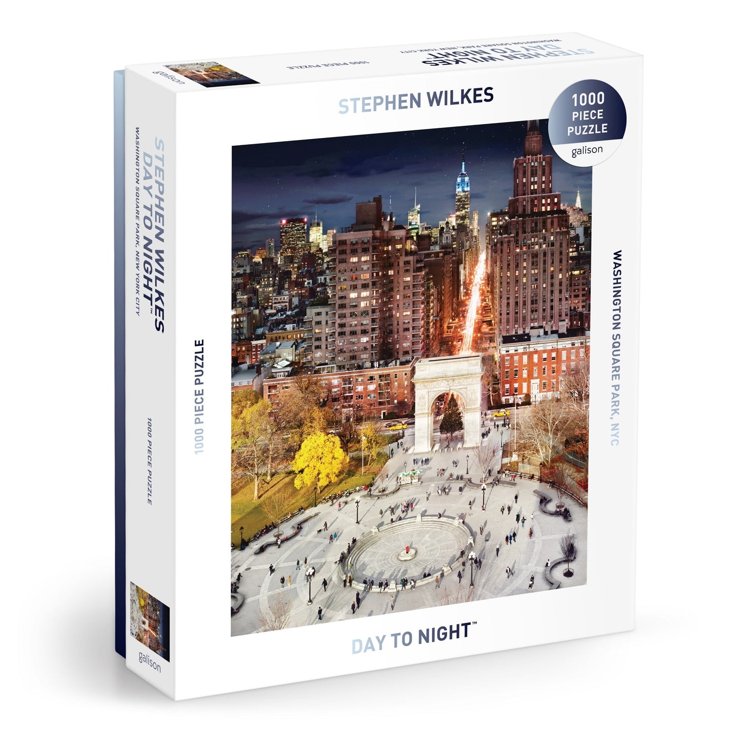 Stephen Wilkes Day To Night Washington Square Park 1000 Piece Puzzle