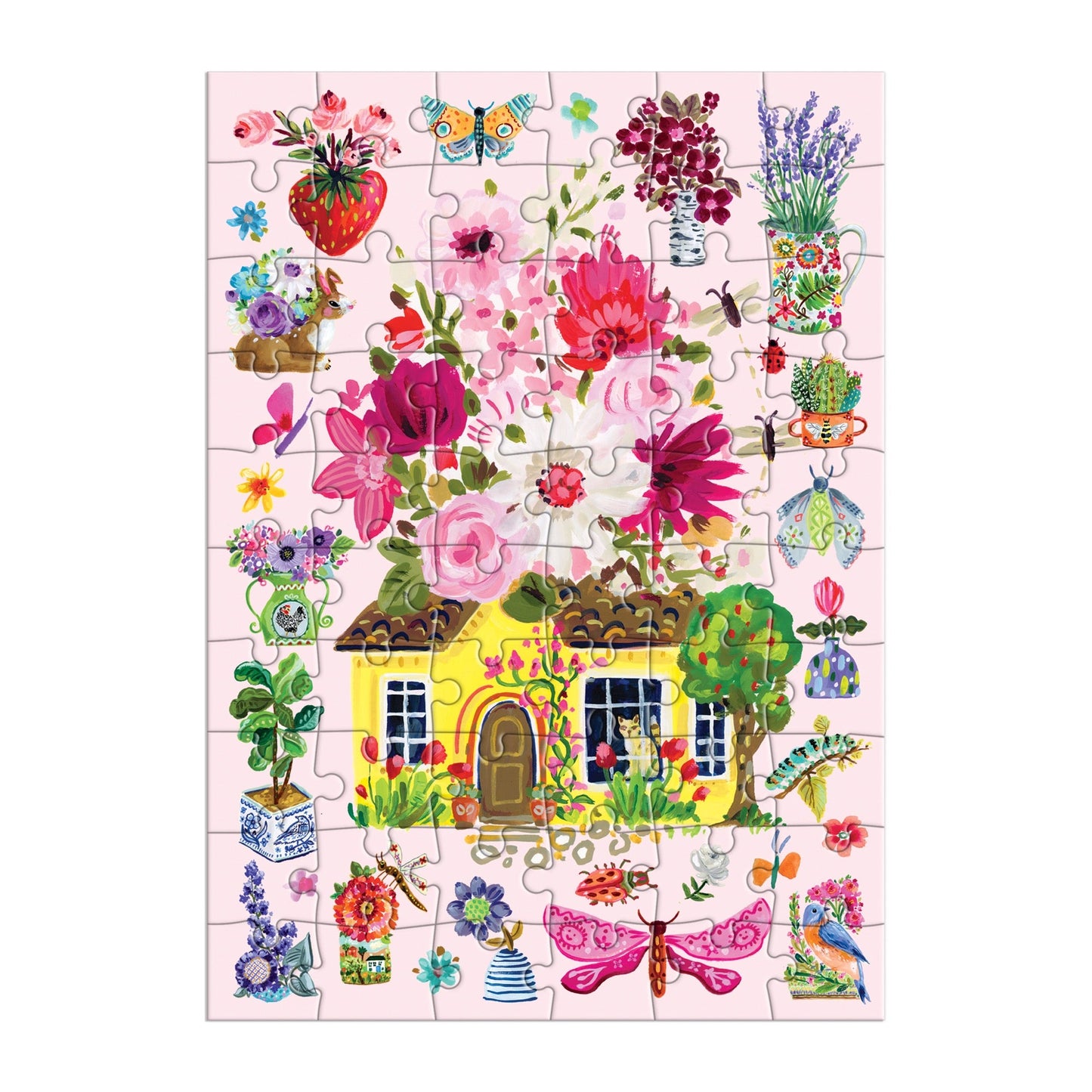 Flower Room Greeting Card Puzzle