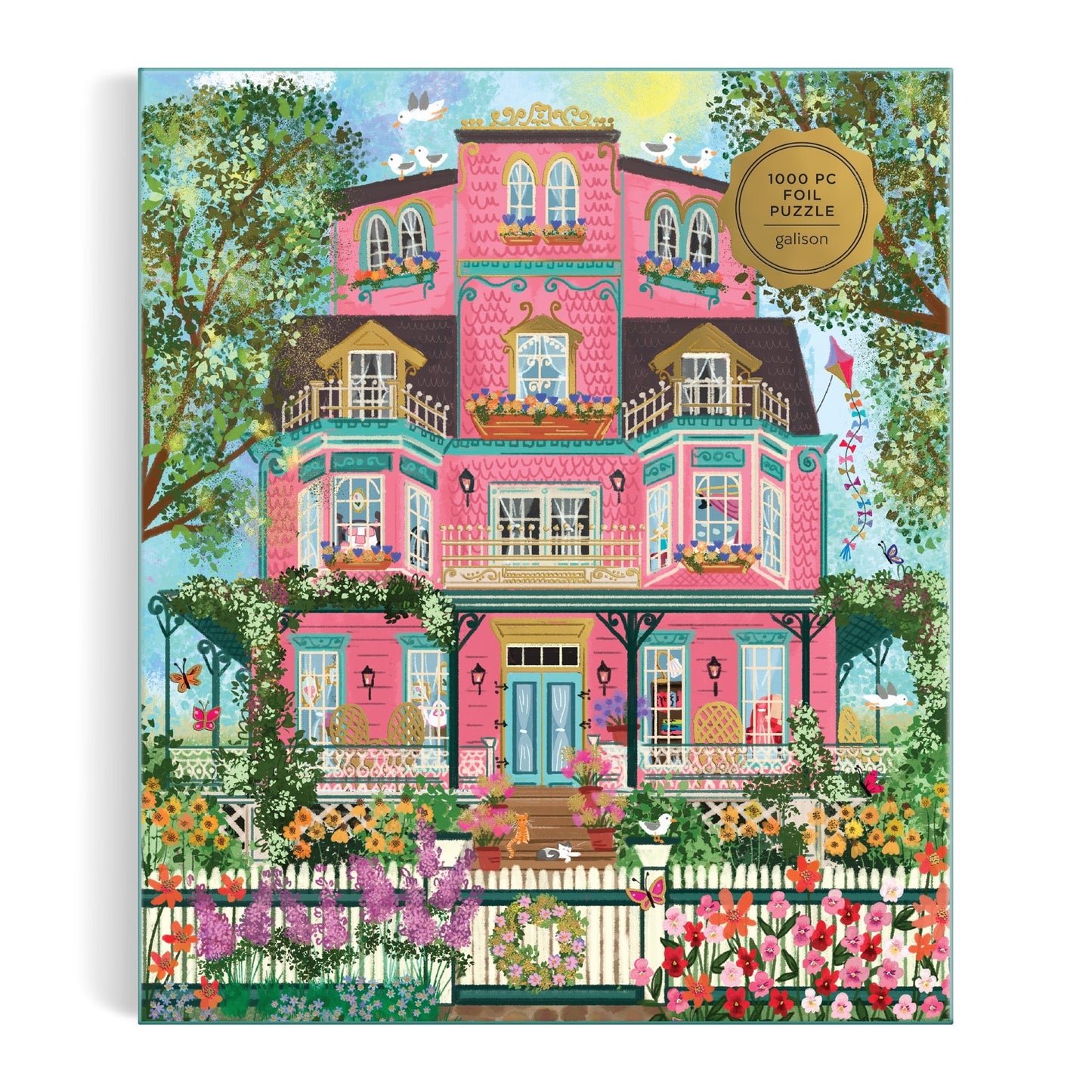 Victorian Style 1000 Piece Foil Jigsaw Puzzle