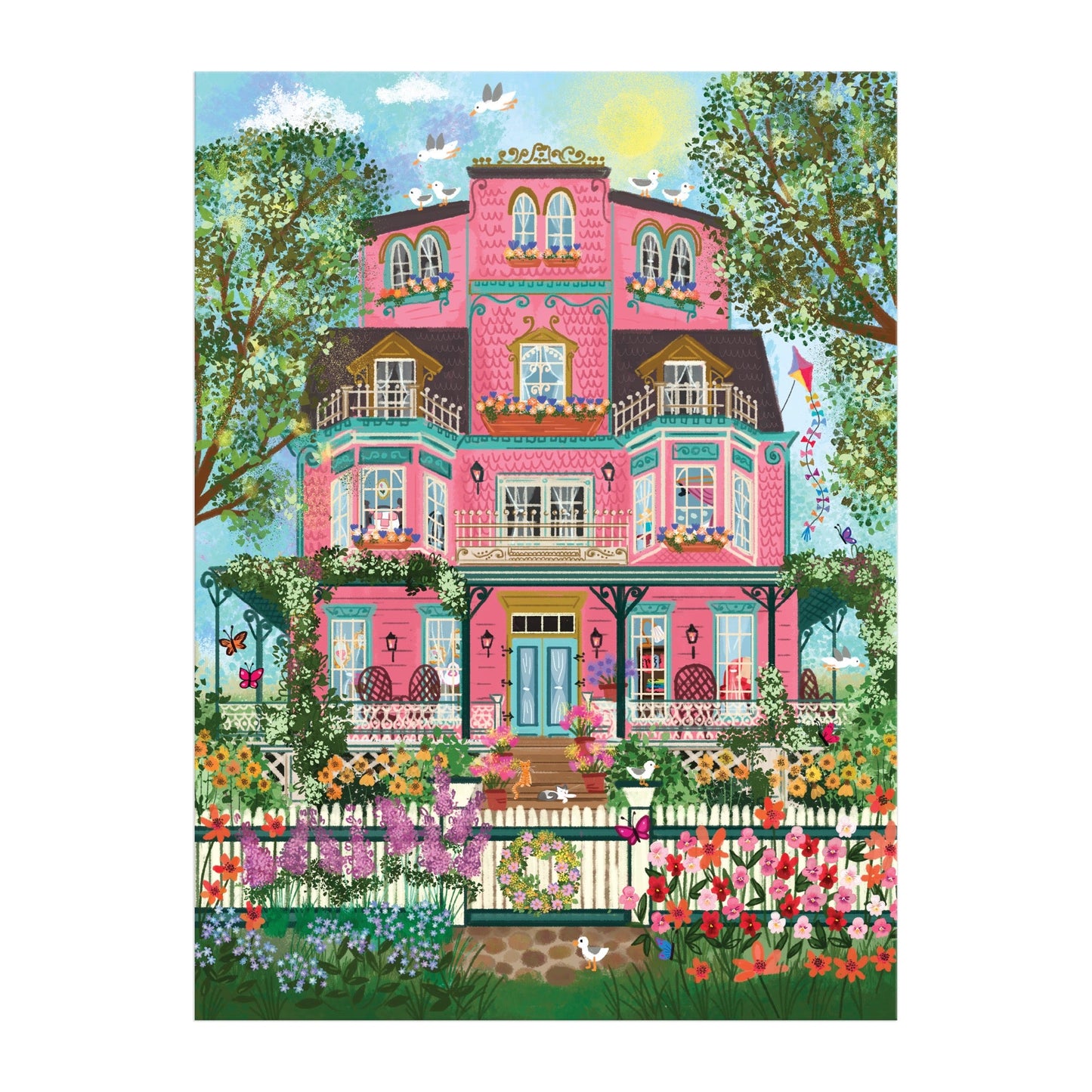 Victorian Style 1000 Piece Foil Jigsaw Puzzle