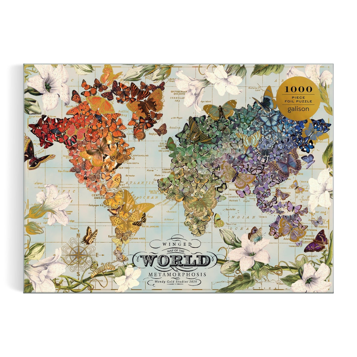Global 1000 Piece Aluminum Foil Jigsaw Puzzle