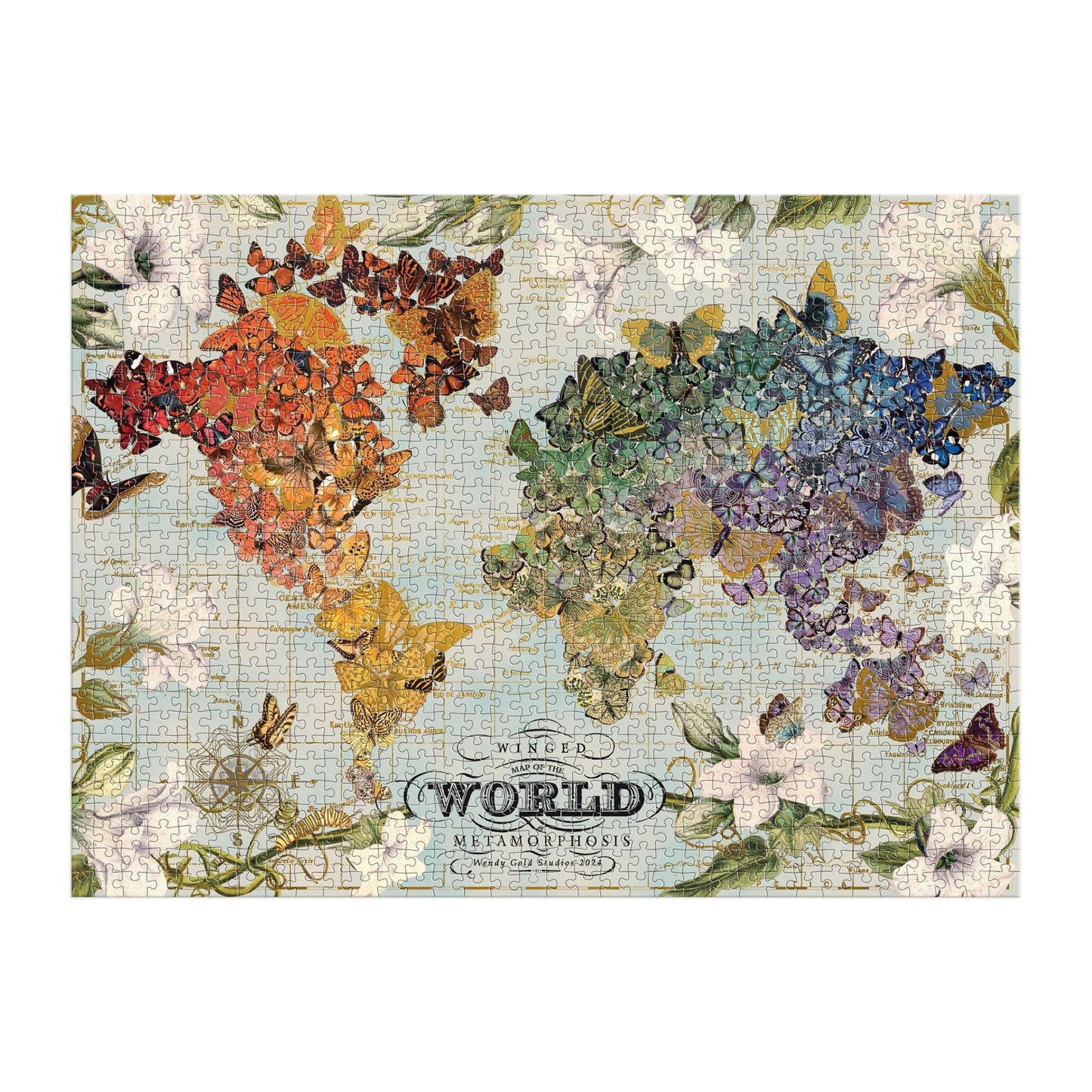 Global 1000 Piece Aluminum Foil Jigsaw Puzzle