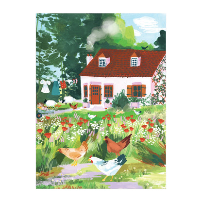Square Boxed Chicken of the Forest 1000 Piece Jigsaw Puzzle
