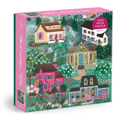 Cottage Villa 1000 Piece Puzzle in a Square Box