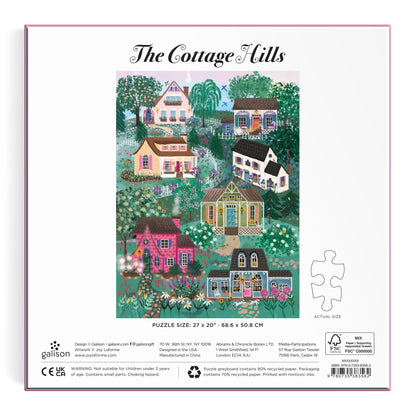 Cottage Villa 1000 Piece Puzzle in a Square Box