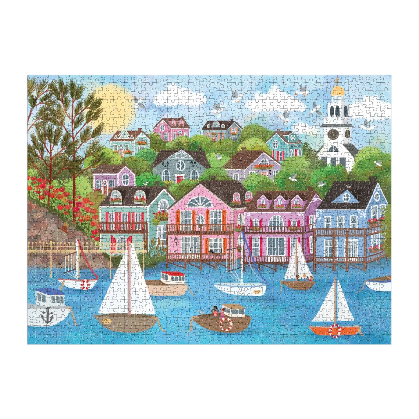 Harbor by the Sea 1000 Piece Puzzle