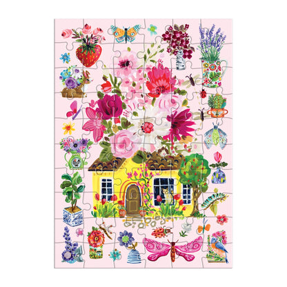 Flower Room Greeting Card Puzzle