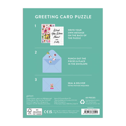 Flower Room Greeting Card Puzzle