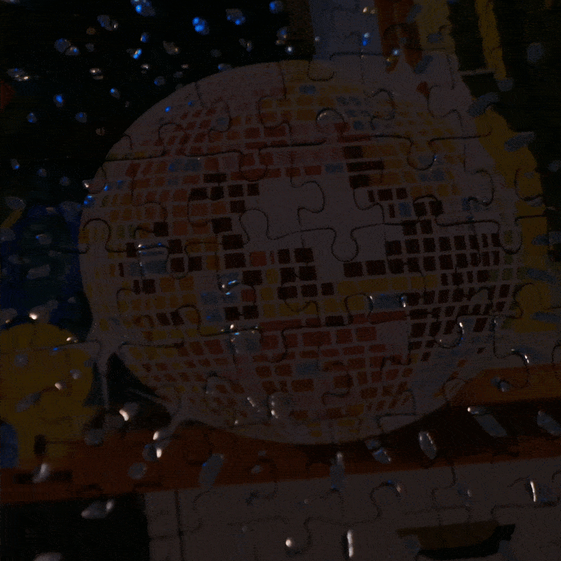 500 Pieces Aluminum Foil Jigsaw Puzzle